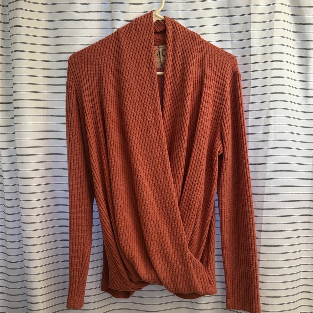 Waffle Knit Cardigan